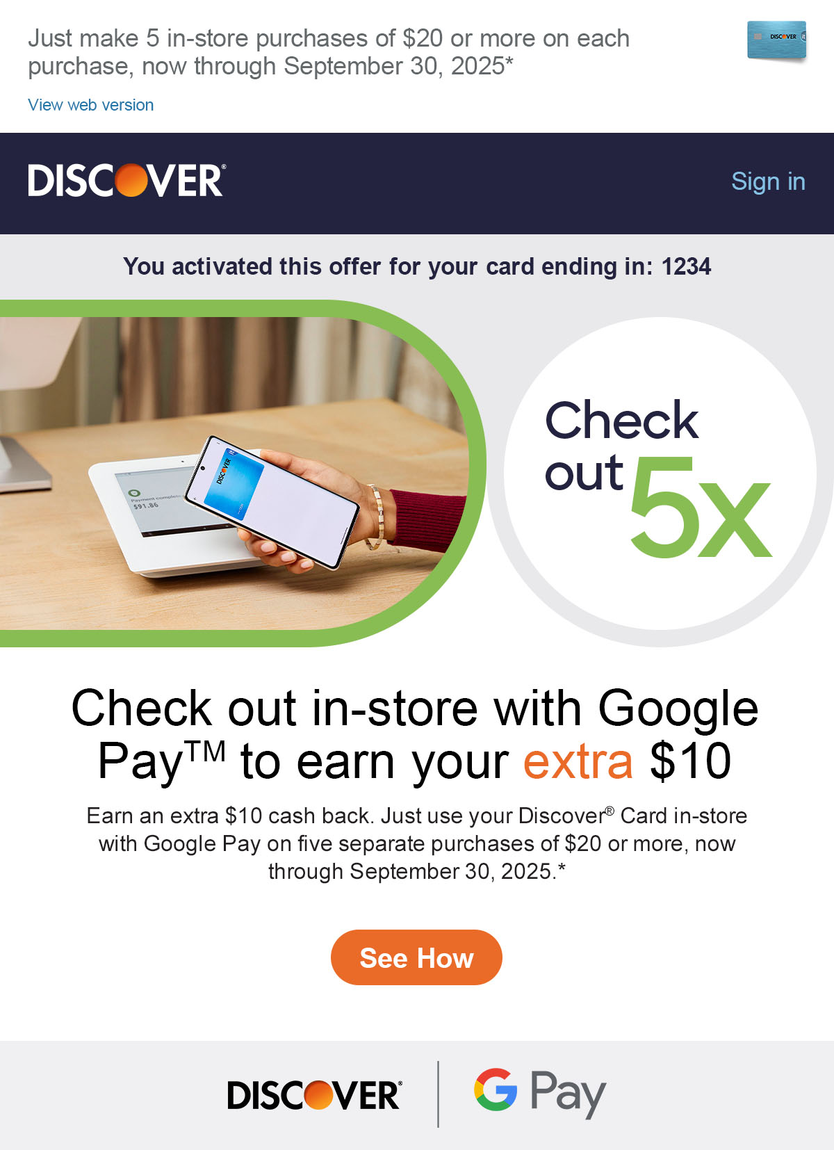 Google Pay - Reminder